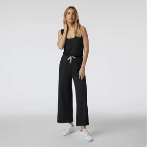 Vuori Women's Falls Jumpsuit Black Heather Size Small